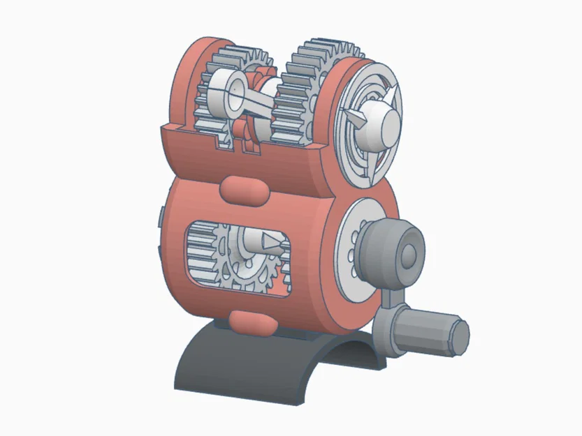 Mô hình hộp số Constant Mesh Two Speed Gearbox - Image 4