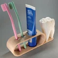 Giá đỡ bàn chải đánh răng hình chiếc răng - Phụ kiện decor độc đáo - Thumbnail 2