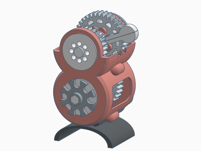 Mô hình hộp số Constant Mesh Two Speed Gearbox - Image 5