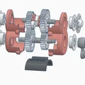Mô hình hộp số Constant Mesh Two Speed Gearbox - Thumbnail 6