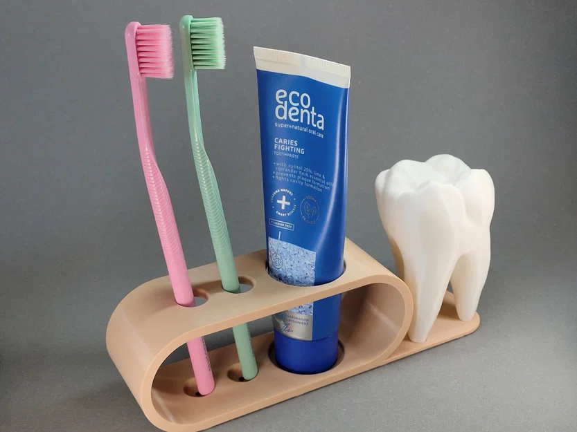 Giá đỡ bàn chải đánh răng hình chiếc răng - Phụ kiện decor độc đáo - Image 3