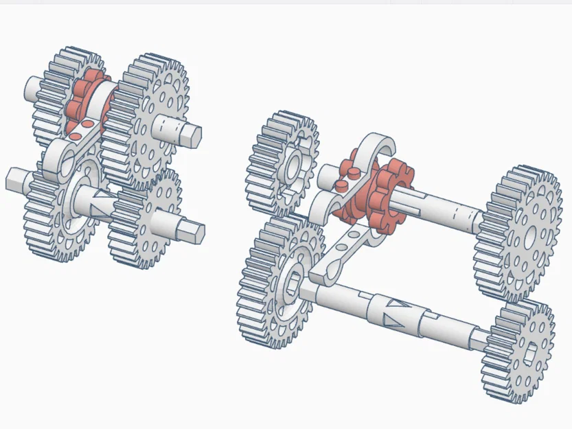 Mô hình hộp số Constant Mesh Two Speed Gearbox - Image 7
