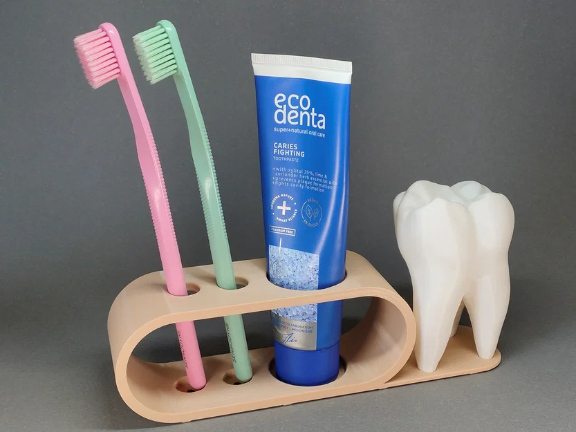 Giá đỡ bàn chải đánh răng hình chiếc răng - Phụ kiện decor độc đáo - Image 4