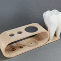 Giá đỡ bàn chải đánh răng hình chiếc răng - Phụ kiện decor độc đáo - Thumbnail 6