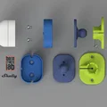 Giá đỡ treo tường Shelly BLU Motion với kết nối Snap Fit điều chỉnh được - Thumbnail 3