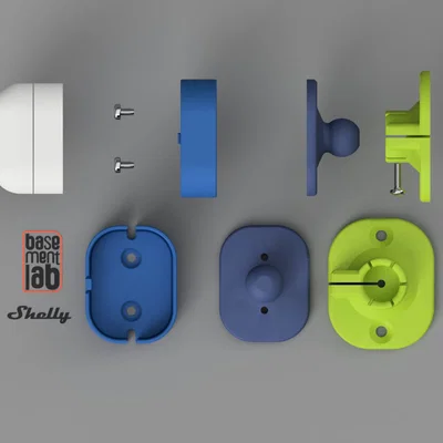 Giá đỡ treo tường Shelly BLU Motion với kết nối Snap Fit điều chỉnh được