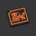 Móc khóa logo Kukirin in 3D độc đáo cho người yêu xe điện - Thumbnail 1
