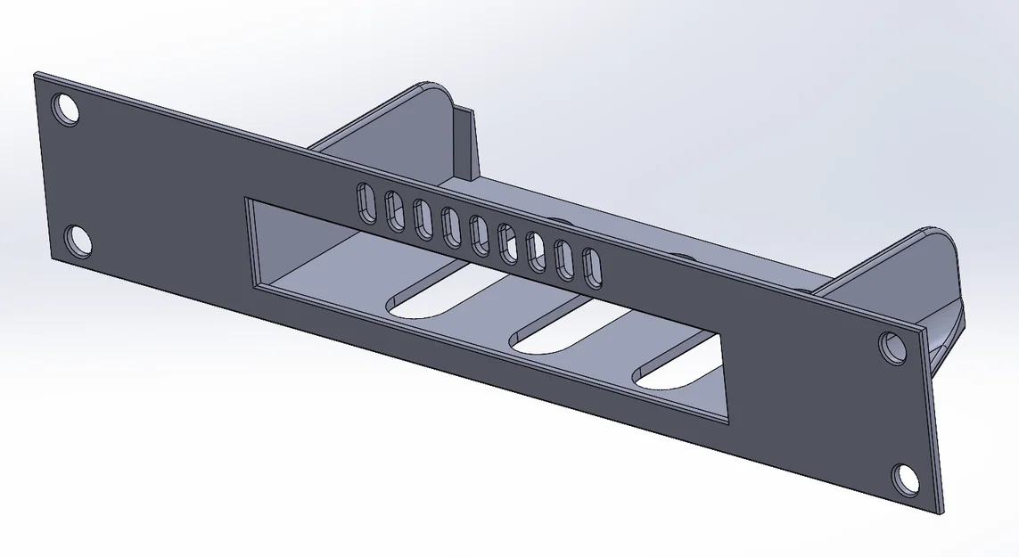 Ngàm gắn Switch D-Link DGS-108GL cho tủ Rack 10 inch (3D Print) - Image 1