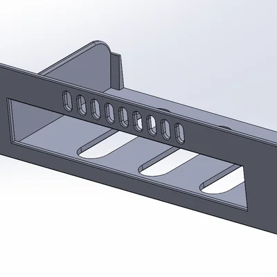 Ngàm gắn Switch D-Link DGS-108GL cho tủ Rack 10 inch (3D Print)