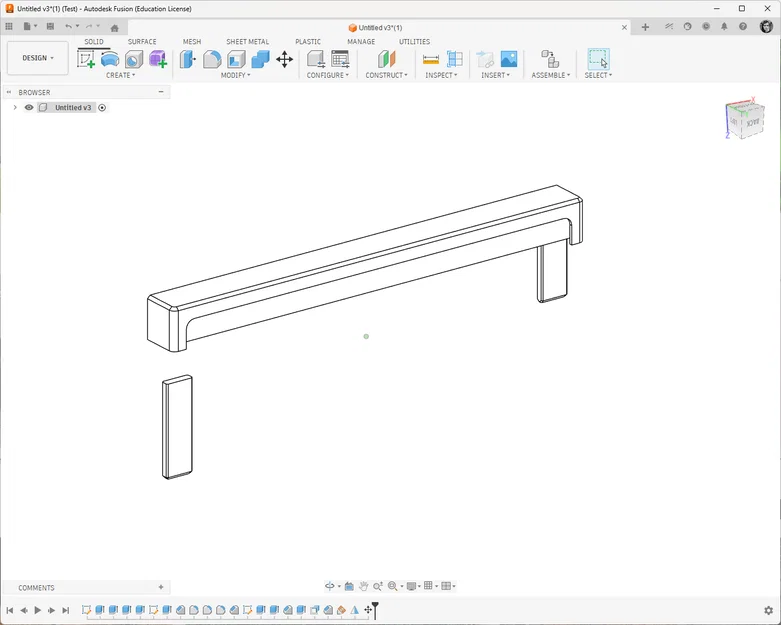 Nắp đậy khung bảng tên cửa 156 mm - File in 3D thay thế tiện lợi - Image 2
