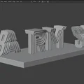Mô hình 3D tạo hiệu ứng thị giác kép BTS / ARMY - Thumbnail 1
