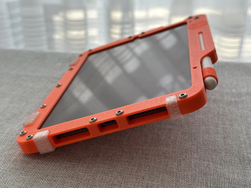 Ốp lưng hầm hố cho iPad mini 6/7 tích hợp chân chống - Image 7