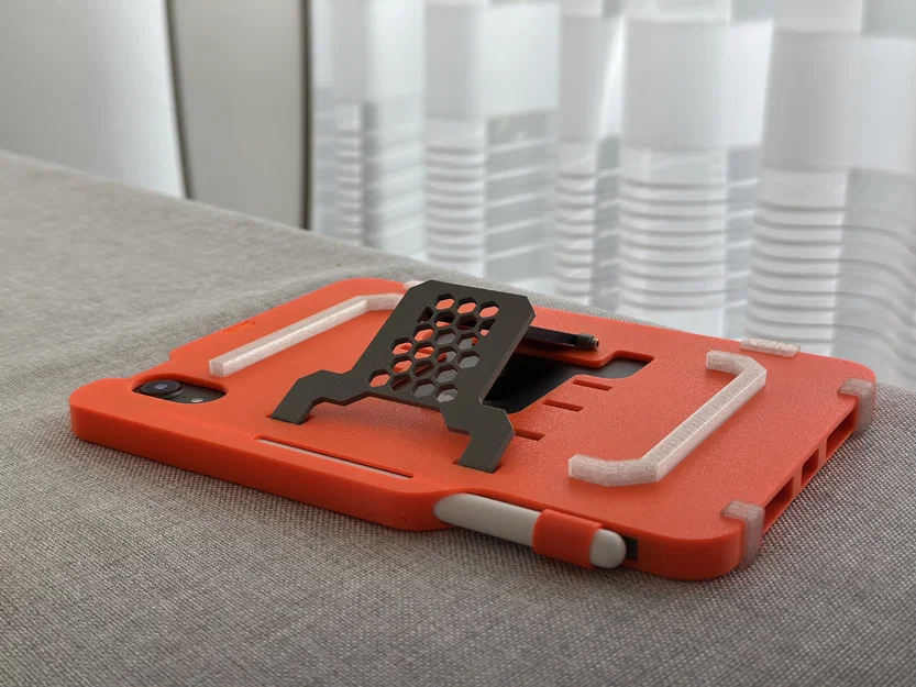 Ốp lưng hầm hố cho iPad mini 6/7 tích hợp chân chống - Image 12