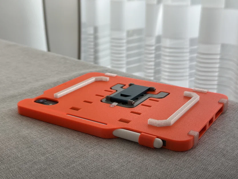 Ốp lưng hầm hố cho iPad mini 6/7 tích hợp chân chống - Image 13