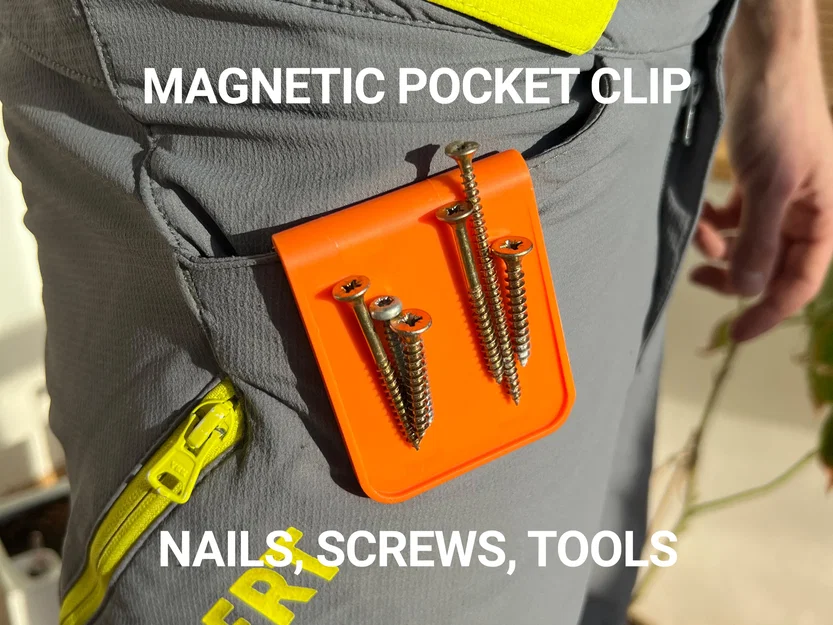 Kẹp Túi Nam Châm Tiện Lợi Cho Ốc Vít, Đinh Và Dụng Cụ - Image 1