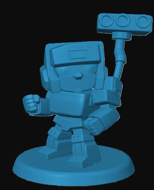 Mô hình 3D Trailbreaker phong cách Chibi cho tín đồ Transformers - Image 1