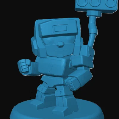 Mô hình 3D Trailbreaker phong cách Chibi cho tín đồ Transformers