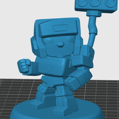 Mô hình 3D Trailbreaker phong cách Chibi cho tín đồ Transformers