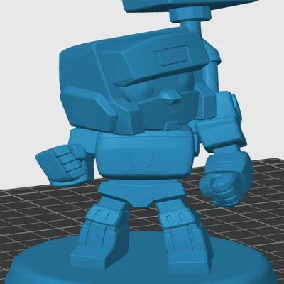 Mô hình 3D Trailbreaker phong cách Chibi cho tín đồ Transformers