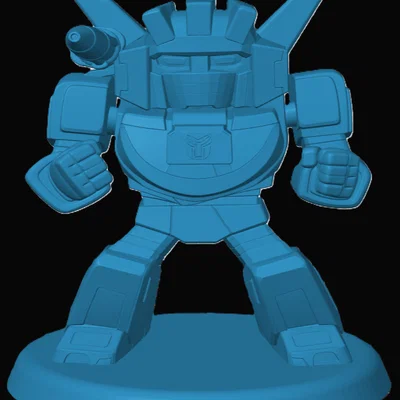 Mô hình Wheeljack phiên bản Chibi Transformers - File in 3D đẹp mắt