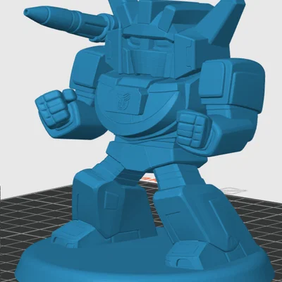 Mô hình Wheeljack phiên bản Chibi Transformers - File in 3D đẹp mắt