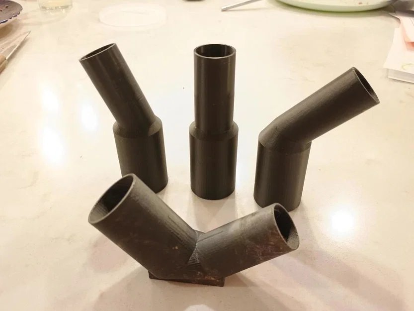 Bộ đầu chuyển đổi máy hút bụi DeWalt (1.25 inch) sang ống conduit 1 inch - Image 3