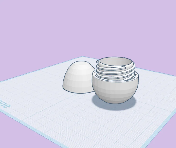 Mô hình quả trứng Phục sinh có nắp vặn in 3D - Image 1