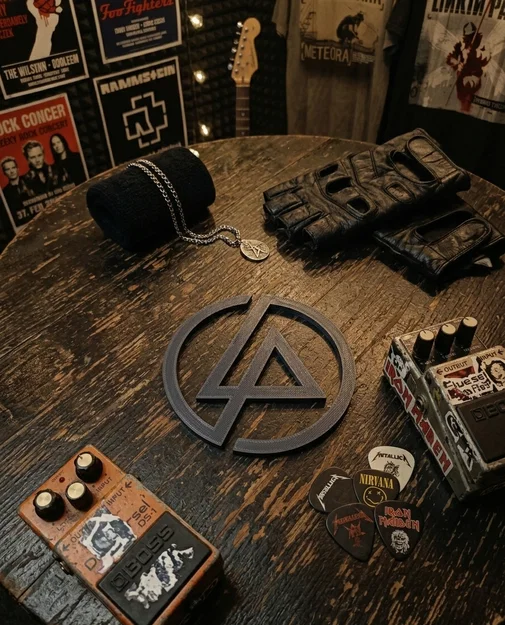 Mô hình trang trí Logo Linkin Park - Dành cho tín đồ yêu nhạc Rock - Image 1
