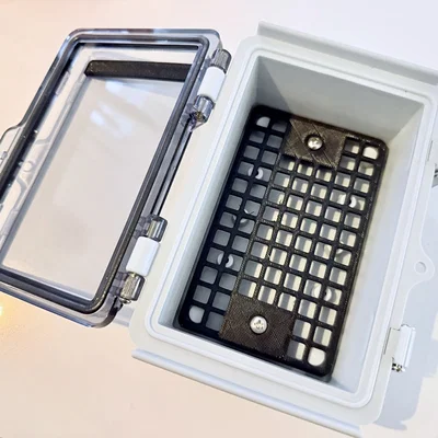 Tấm đế gắn linh kiện cho hộp chống nước 150x100x70mm