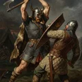 Mô hình 3D trận chiến Viking đối đầu Rìu và Khiên cực kỳ chi tiết - Thumbnail 2