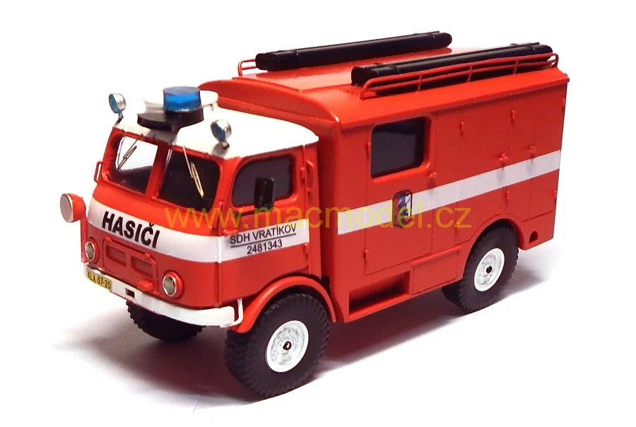 Mô hình xe chữa cháy cổ điển Tatra 805 in 3D siêu chi tiết - Image 3