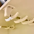 Giá treo quần áo dưới kệ dạng parametric - Thumbnail 1