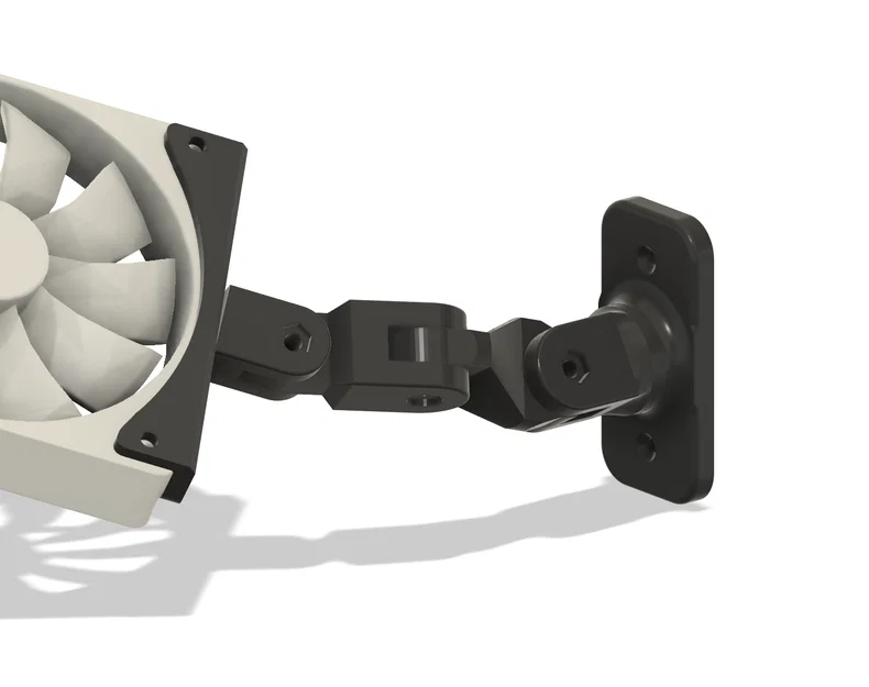 Tay treo tường cho quạt 120 mm có thể điều chỉnh linh hoạt - Image 2
