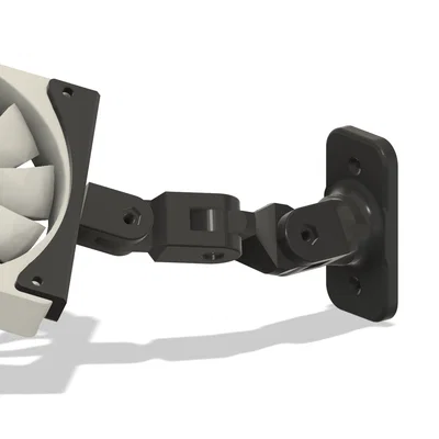 Tay treo tường cho quạt 120 mm có thể điều chỉnh linh hoạt