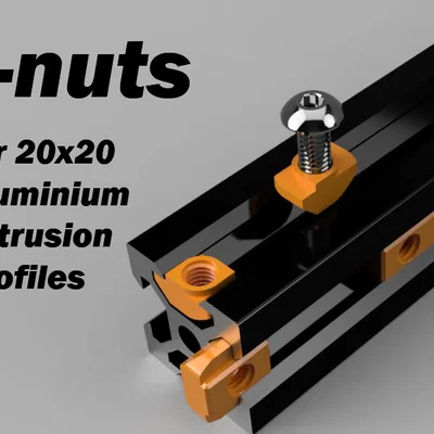 T-nut cho thanh nhôm định hình 2020