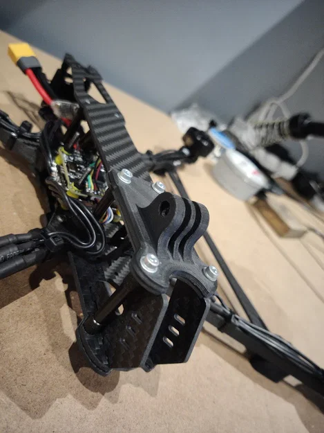 Ngàm gắn GoPro cho khung FPV drone Mark4 V2 10 inch - Image 3