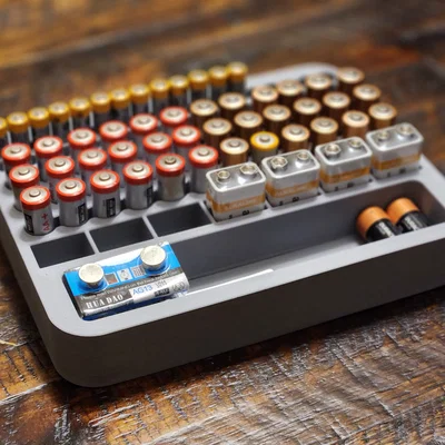 Khay đựng pin đa năng Lay-Flat Battery Tray cho ngăn kéo ngăn nắp