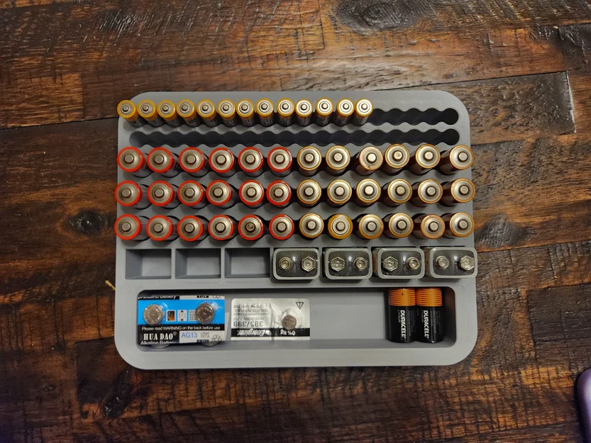 Khay đựng pin đa năng Lay-Flat Battery Tray cho ngăn kéo ngăn nắp - Image 2