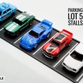 Bãi Đậu Xe (5 Ô) - Diorama Tỉ Lệ 1:64 - Thumbnail 1