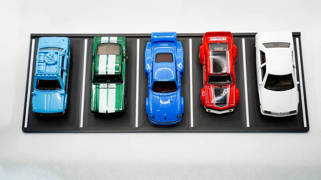 Bãi Đậu Xe (5 Ô) - Diorama Tỉ Lệ 1:64 - Image 13