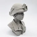 Mô hình tượng bán thân nữ quân nhân (Female Army Soldier Bust) in 3D - Thumbnail 6