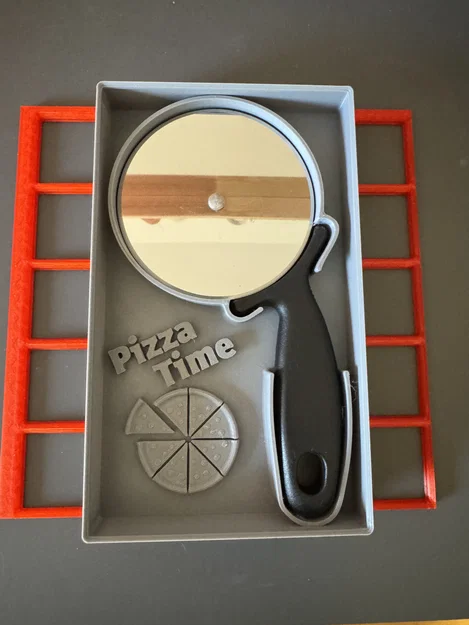 Khay đựng dao cắt Pizza hệ Gridfinity 5x3 - Trang trí ngăn bếp - Image 1