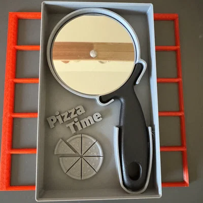 Khay đựng dao cắt Pizza hệ Gridfinity 5x3 - Trang trí ngăn bếp