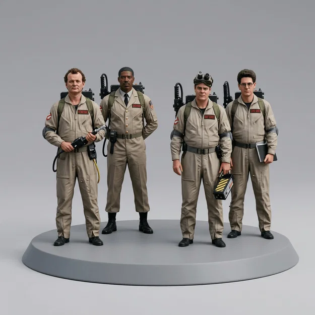 Mô hình 3D biệt đội Ghostbusters 1984 kinh điển cho người sưu tầm - Image 1