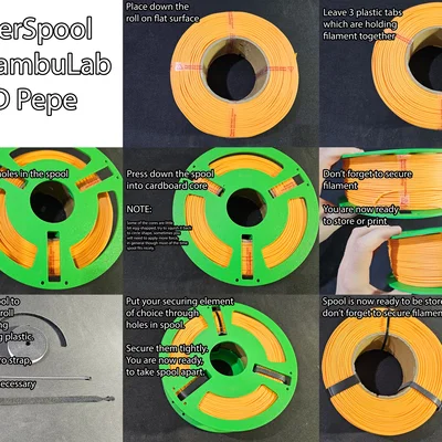 MasterSpool cho sợi nhựa BambuLab, cuộn in BambuLab, spool nhựa Bambu