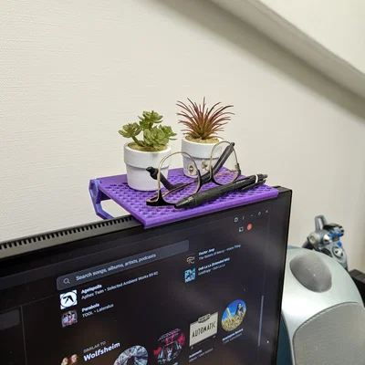 Kệ gắn màn hình điều chỉnh được - Phù hợp cho mọi loại màn hình, màn cong, viền mỏng, laptop hoặc TV