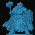 Mô hình Dwarven Cleric - Thumbnail 1