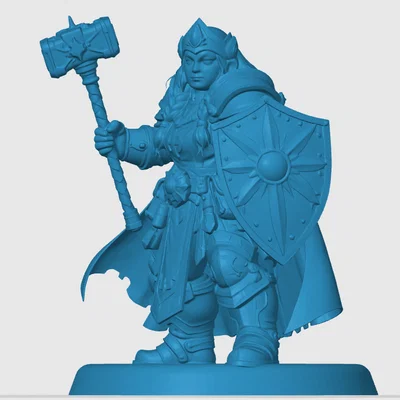 Mô hình Dwarven Cleric