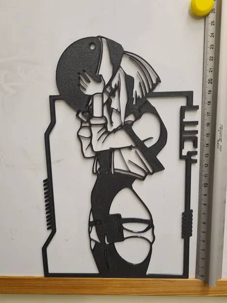 Tranh treo tường 3D Lucy Cyberpunk Edgerunners trang trí nghệ thuật - Image 2