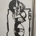 Tranh treo tường 3D Lucy Cyberpunk Edgerunners trang trí nghệ thuật - Thumbnail 2